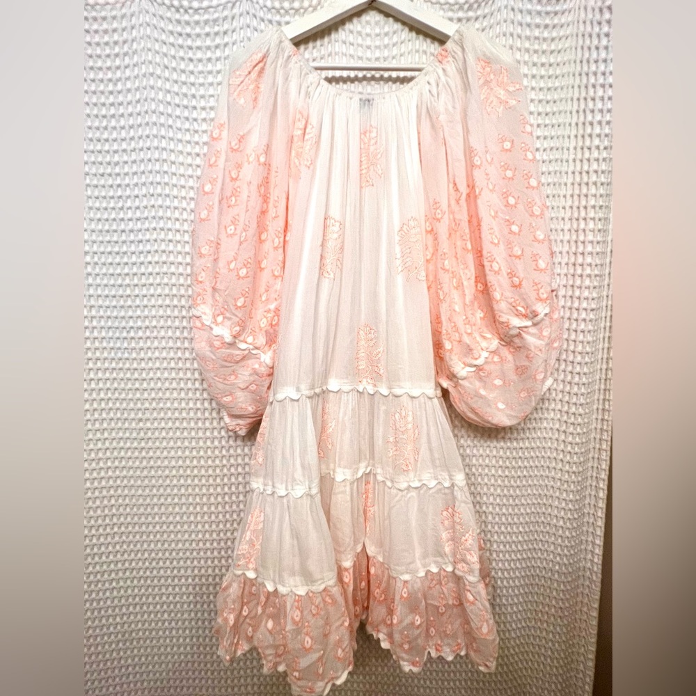 JULIET DUNN Gorgeous RARE Cotton Printed Dress OS
